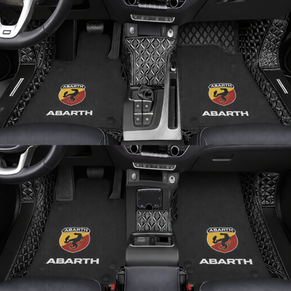 Prémiové autokoberce z PVC a eko kůže, vhodné do každého počasí, voděodolné – kompletní sada na přední i zadní sedadla