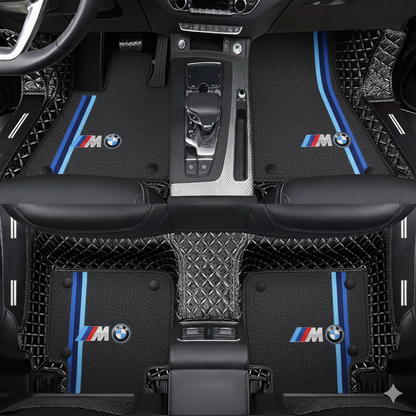 Prémiové autokoberce z PVC a eko kůže, vhodné do každého počasí, voděodolné – kompletní sada na přední i zadní sedadla