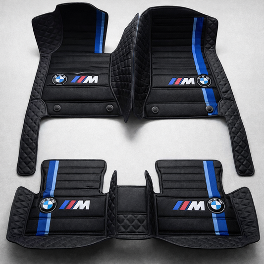 Prémiové autokoberce z PVC a eko kůže, vhodné do každého počasí, voděodolné – kompletní sada na přední i zadní sedadla