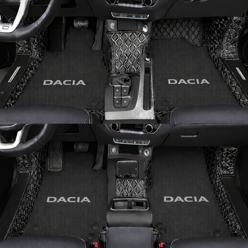 Prémiové autokoberce z PVC a eko kůže, vhodné do každého počasí, voděodolné – kompletní sada na přední i zadní sedadla