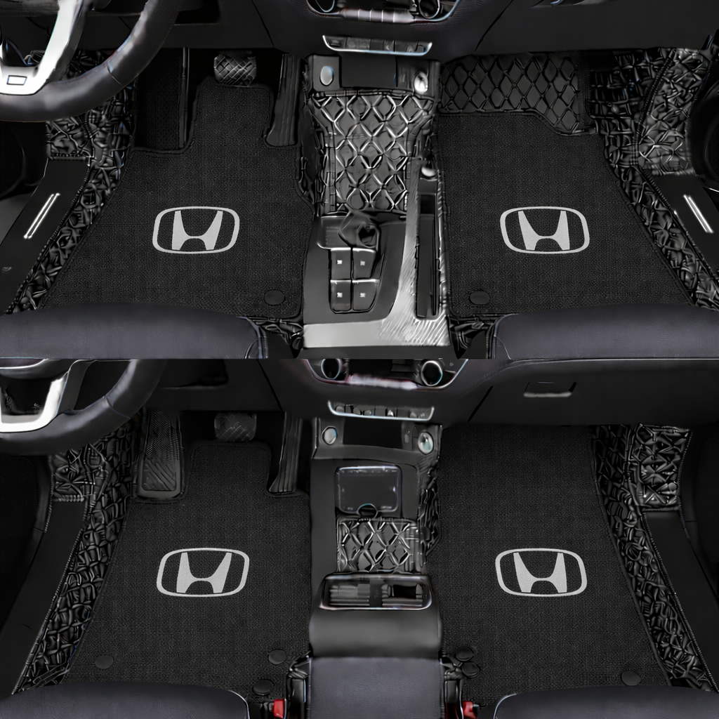 Prémiové autokoberce z PVC a eko kůže, vhodné do každého počasí, voděodolné – kompletní sada na přední i zadní sedadla