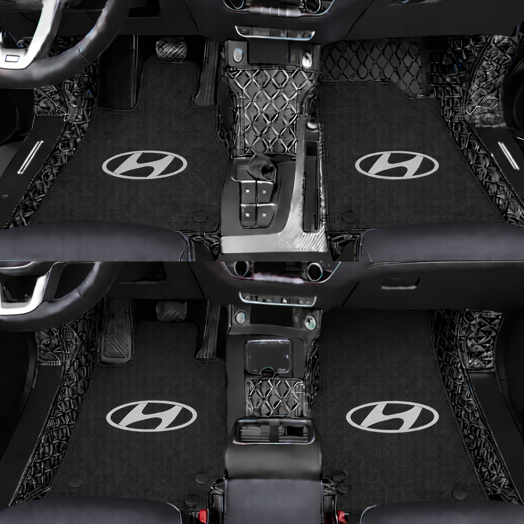 Prémiové autokoberce z PVC a eko kůže, vhodné do každého počasí, voděodolné – kompletní sada na přední i zadní sedadla