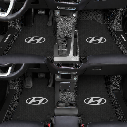 Prémiové autokoberce z PVC a eko kůže, vhodné do každého počasí, voděodolné – kompletní sada na přední i zadní sedadla