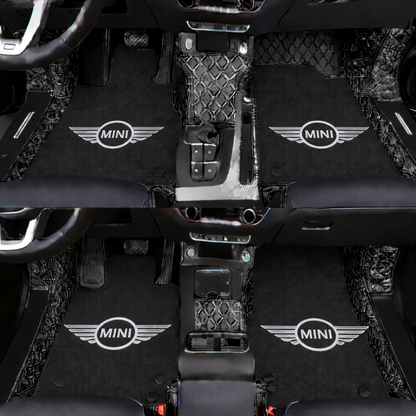 Prémiové autokoberce z PVC a eko kůže, vhodné do každého počasí, voděodolné – kompletní sada na přední i zadní sedadla