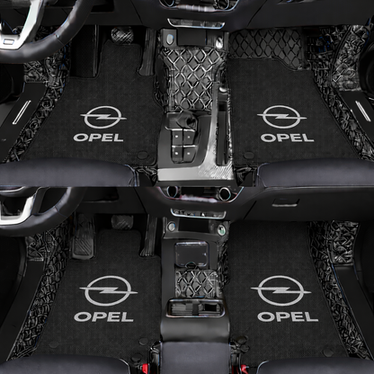 Prémiové autokoberce z PVC a eko kůže, vhodné do každého počasí, voděodolné – kompletní sada na přední i zadní sedadla