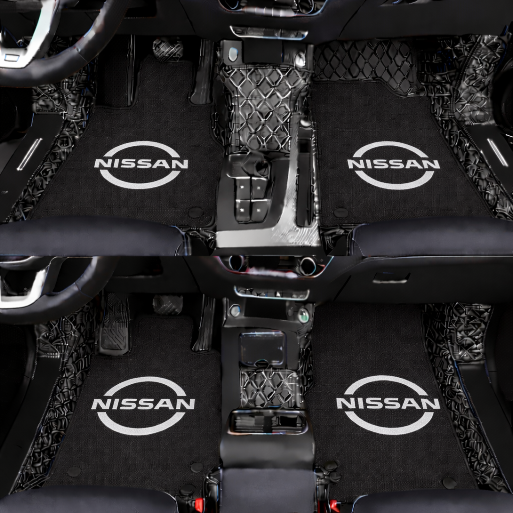 Prémiové autokoberce z PVC a eko kůže, vhodné do každého počasí, voděodolné – kompletní sada na přední i zadní sedadla