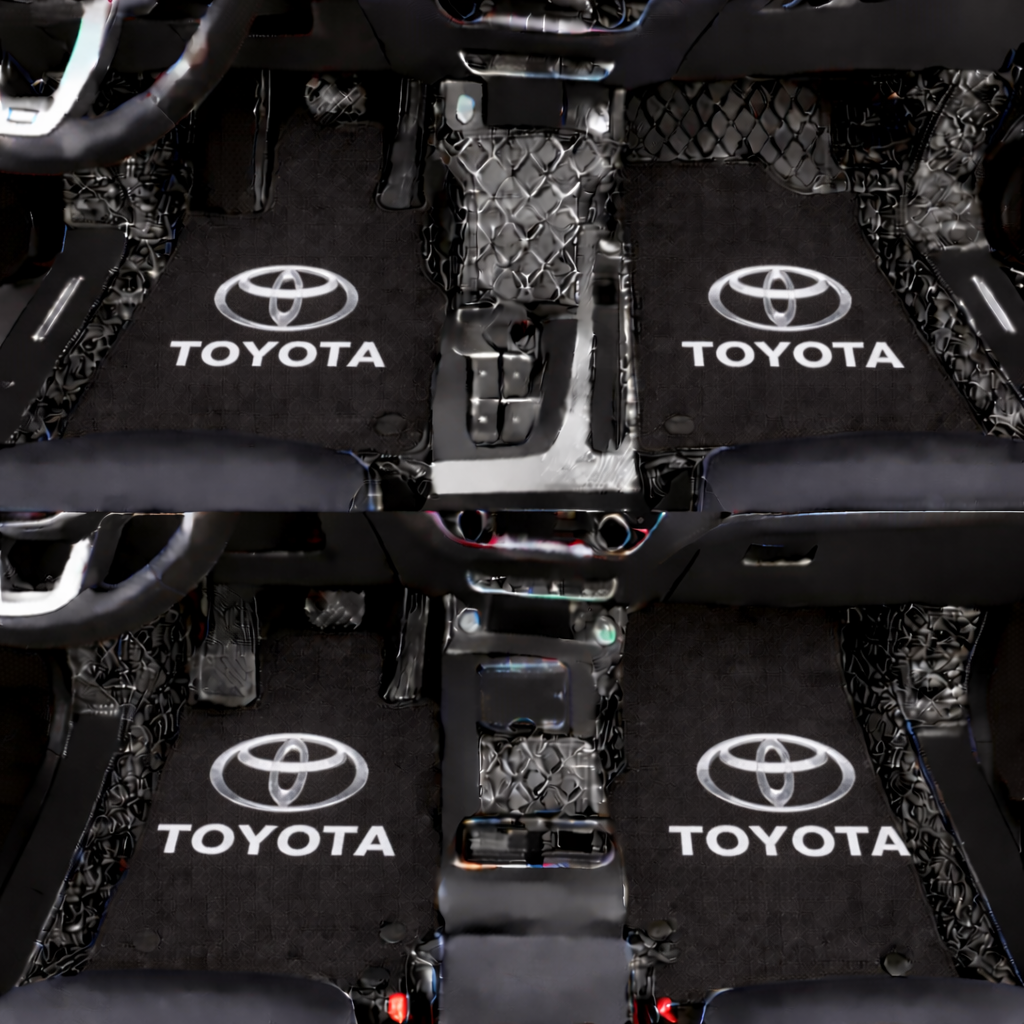 Prémiové autokoberce z PVC a eko kůže, vhodné do každého počasí, voděodolné – kompletní sada na přední i zadní sedadla