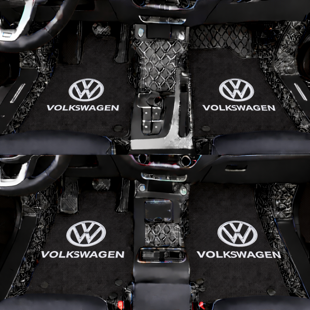 Prémiové autokoberce z PVC a eko kůže, vhodné do každého počasí, voděodolné – kompletní sada na přední i zadní sedadla