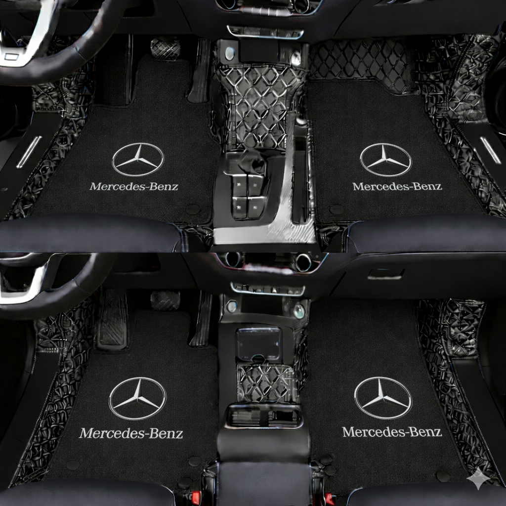 Prémiové autokoberce z PVC a eko kůže, vhodné do každého počasí, voděodolné – kompletní sada na přední i zadní sedadla