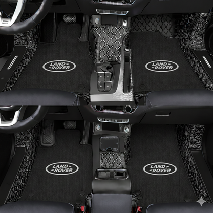 Prémiové autokoberce z PVC a eko kůže, vhodné do každého počasí, voděodolné – kompletní sada na přední i zadní sedadla