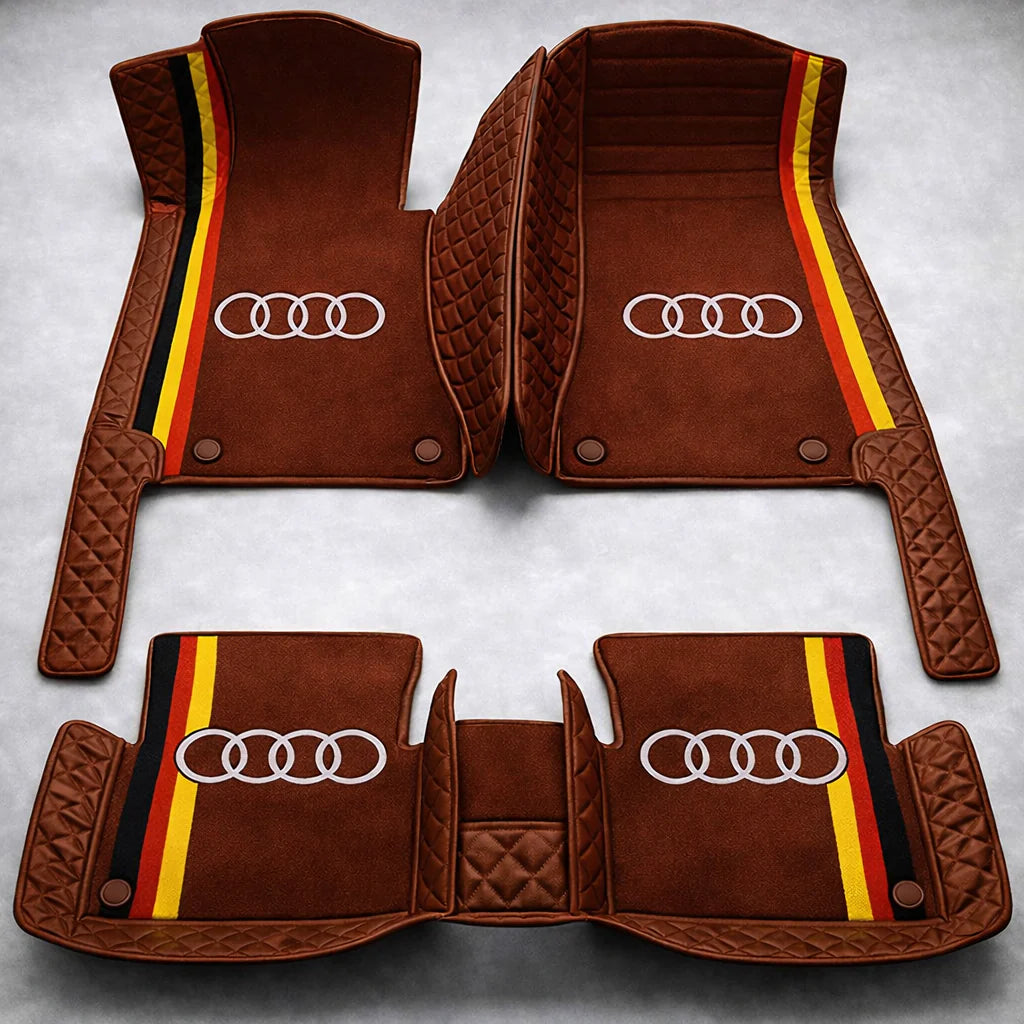 Prémiové autokoberce z PVC a eko kůže, vhodné do každého počasí, voděodolné – kompletní sada na přední i zadní sedadla