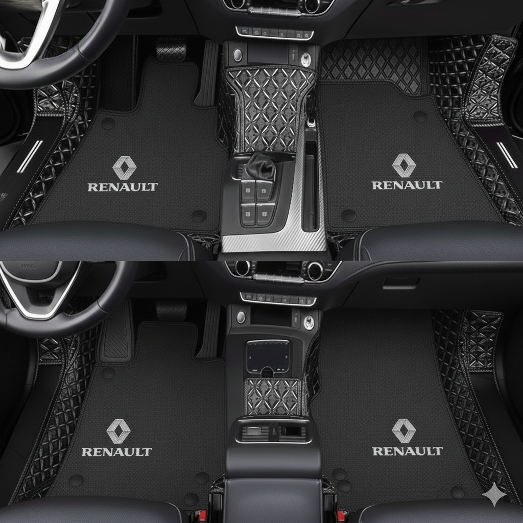 Prémiové autokoberce z PVC a eko kůže, vhodné do každého počasí, voděodolné – kompletní sada na přední i zadní sedadla