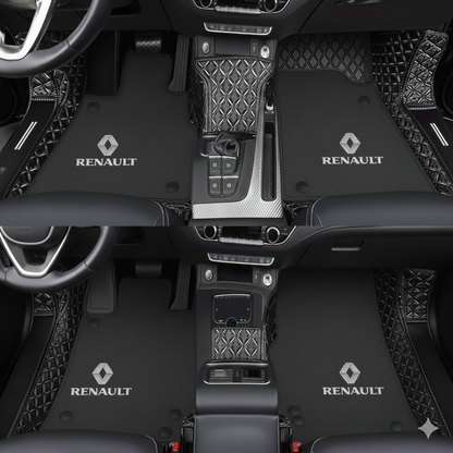 Prémiové autokoberce z PVC a eko kůže, vhodné do každého počasí, voděodolné – kompletní sada na přední i zadní sedadla