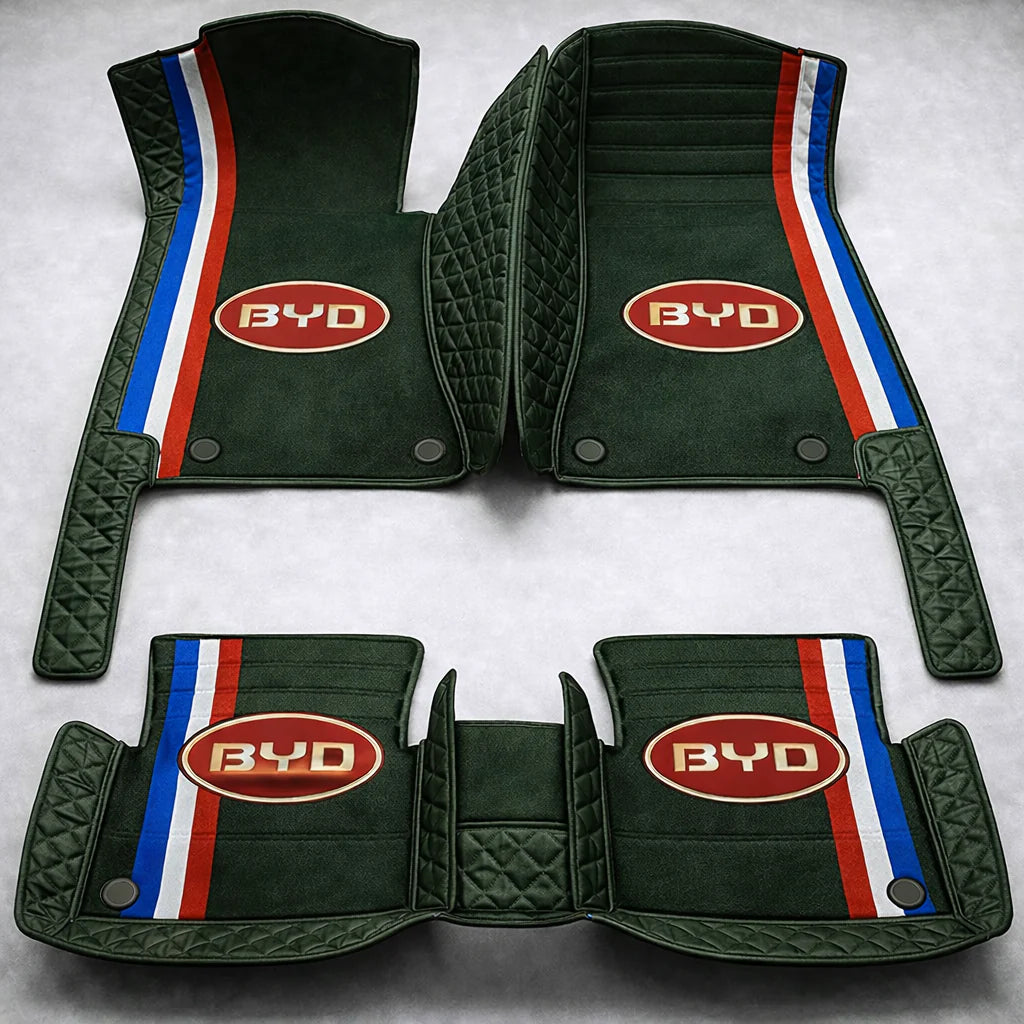 Prémiové autokoberce z PVC a eko kůže, vhodné do každého počasí, voděodolné – kompletní sada na přední i zadní sedadla