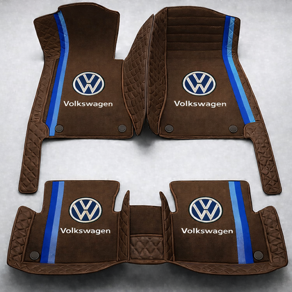 Prémiové autokoberce z PVC a eko kůže, vhodné do každého počasí, voděodolné – kompletní sada na přední i zadní sedadla