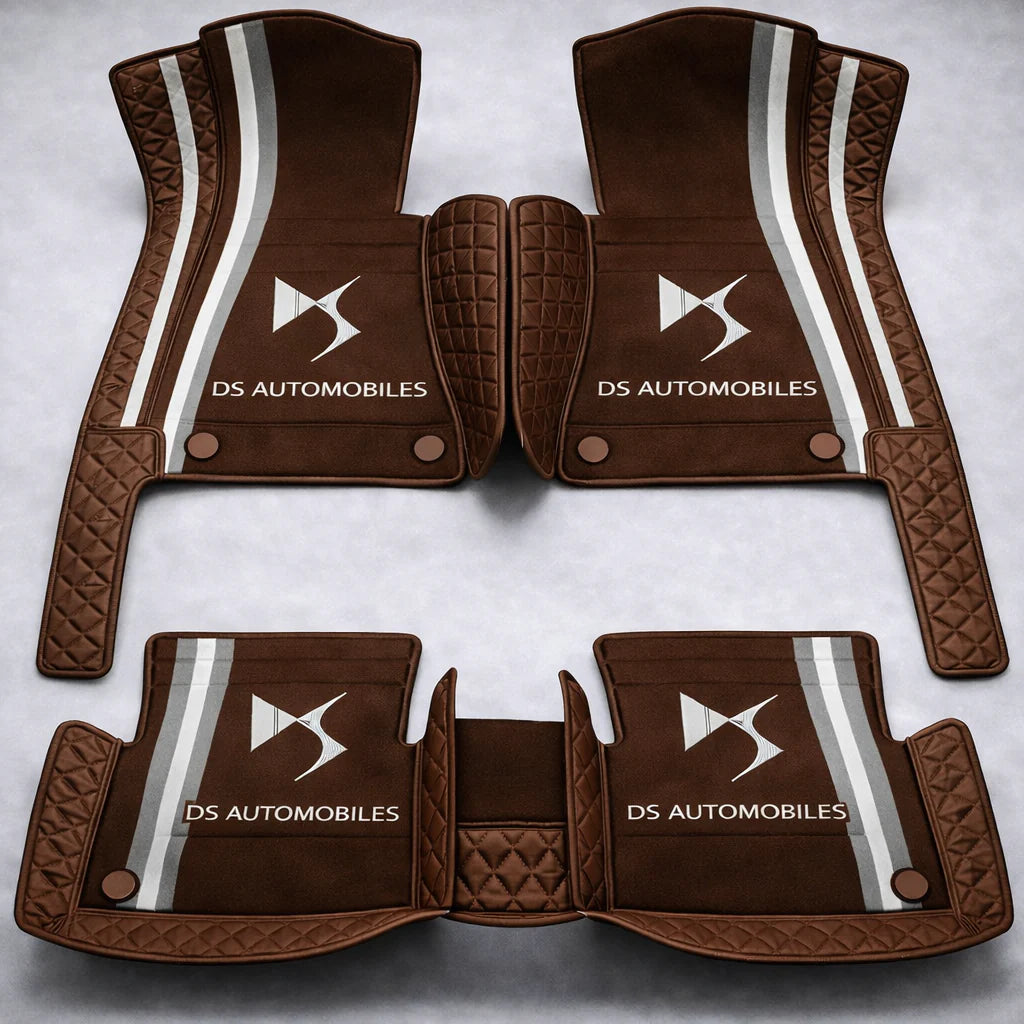 Prémiové autokoberce z PVC a eko kůže, vhodné do každého počasí, voděodolné – kompletní sada na přední i zadní sedadla