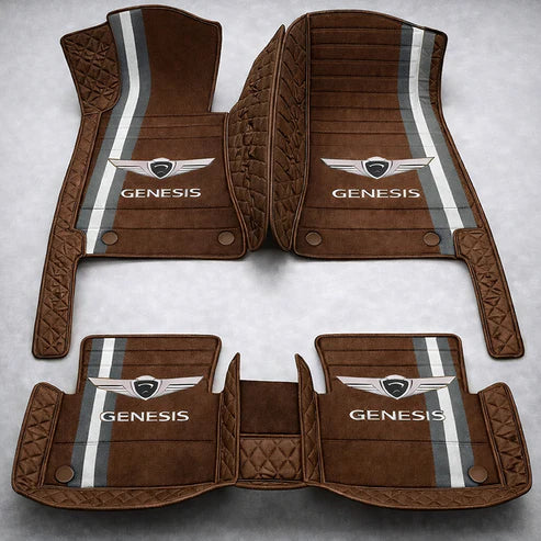 Prémiové autokoberce z PVC a eko kůže, vhodné do každého počasí, voděodolné – kompletní sada na přední i zadní sedadla