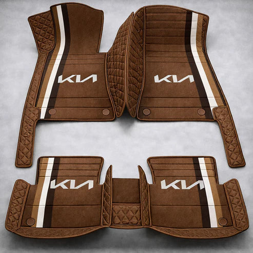 Prémiové autokoberce z PVC a eko kůže, vhodné do každého počasí, voděodolné – kompletní sada na přední i zadní sedadla