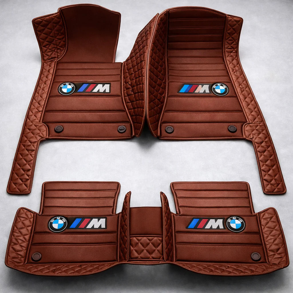 Prémiové autokoberce z PVC a eko kůže, vhodné do každého počasí, voděodolné – kompletní sada na přední i zadní sedadla