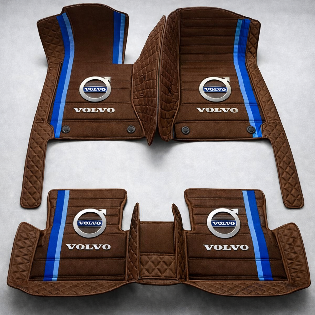 Prémiové autokoberce z PVC a eko kůže, vhodné do každého počasí, voděodolné – kompletní sada na přední i zadní sedadla