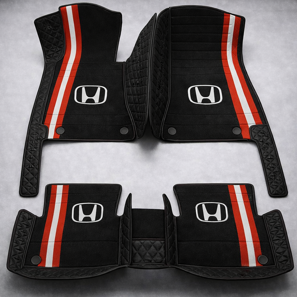 Prémiové autokoberce z PVC a eko kůže, vhodné do každého počasí, voděodolné – kompletní sada na přední i zadní sedadla