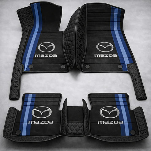 Prémiové autokoberce z PVC a eko kůže, vhodné do každého počasí, voděodolné – kompletní sada na přední i zadní sedadla